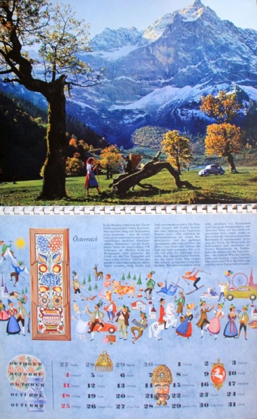 Volkswagen Yearcalendar 1959 (9261)